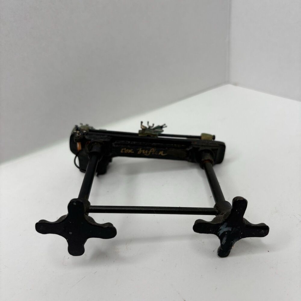 RARE Artisan Ron Bufton Metal Workshop Lathe Machine 1:12 Dollhouse Miniature - Picture 5 of 16